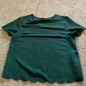 Green blouse